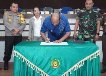 Ciptakan Kondusifitas Dan Rasa Aman, OKP Di Langkat Tandatangani Nota Kesepakatan