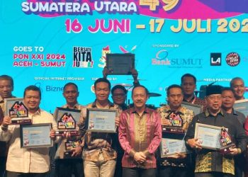 Wakil Bupati Humbahas Hadiri Penutupan PRSU