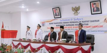 Bupati&Wabup Bersama Forkopimda Hadiri Rapat Paripurna Hari Jadi Humbahas ke-20