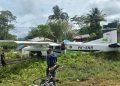 Pesawat Smart Air Tergelincir di Bandara Kenyam