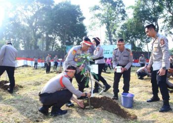Tanam 21 Juta Pohon, Polri Raih Dua Penghargaan Dari MURI