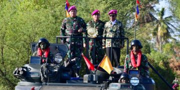 Menkopolhukam RI Jadi Warga Kehormatan Marinir TNI AL