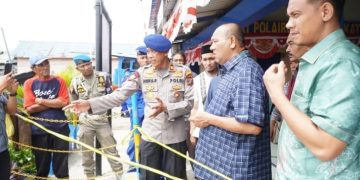 Tinjau Dermaga Pangkalan Berandan yang Runtuh, Syah Afandin Rencanakan Bangun di P APBD Langkat