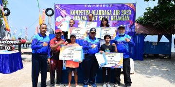 TNI AL Gelar Lomba Renang Laut Dan Sepakbola Pantai Untuk Jaring Atlet Berprestasi