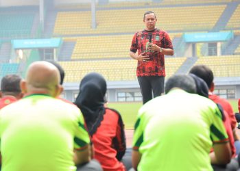 Senam Sparko Rutin di Selasa Pagi, Ini Pesan Plt. Wali Kota Bekasi Kepada Para Aparatur