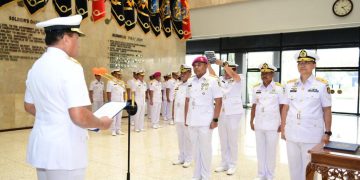 Kasal Pimpin Sertijab Kadispotmaral dan Kadiskesal