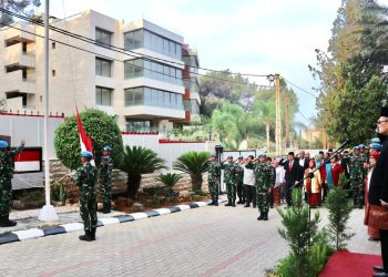 Meriahnya HUT RI ke-78 Satgas MTF TNI AL di Lebanon