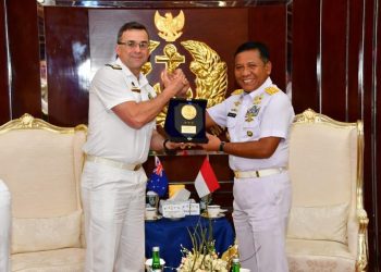 TNI AL Terima Courtesy Call Wakasal Australia, Ini Yang Dibicarakan
