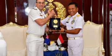TNI AL Terima Courtesy Call Wakasal Australia, Ini Yang Dibicarakan