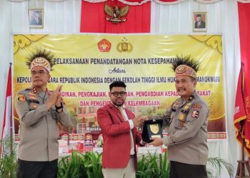 Tingkatkan Kemampuan Anggota, Polri Lakukan MoU dengan STIH Manokwari