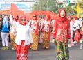 Ketua Dekranasda Kota Bekasi Promosikan Bekasi City Fashion Movement 2023 di Area CFD