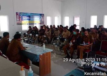Mini Lokakarya TW III Puskesmas Hutapaung “YOK BIS STUNTING”