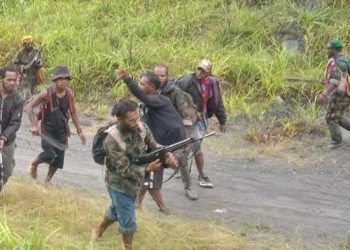KKB Tembaki Paskibraka Di Kabupaten Puncak Saat Latihan
