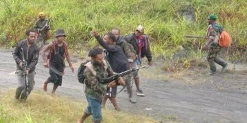 KKB Tembaki Paskibraka Di Kabupaten Puncak Saat Latihan