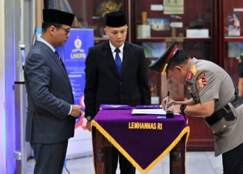 Mantan Kapolda Sumut Dilantik Jadi Sekretaris Utama Lemhanas RI