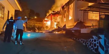 Kantor Kemenag Kabupaten Jayapura Terbakar