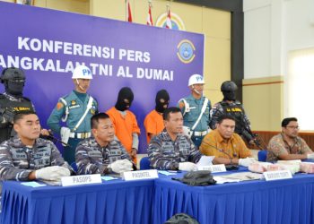 TNI AL Kembali Berhasil  Gagalkan Penyelundupan 5 Kg Narkoba di Perbatasan