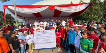 Wali Kota Bekasi Bersama Perwakilan Partai Tandatangani Deklarasi Pemilu Damai 2024