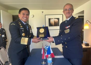 Perkuat Hubungan Diplomasi, Kasal Laksanakan Bilateral Meeting Dengan French Navy, Ini Yang Direncanakan