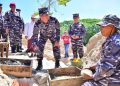 Jadi Rumah Pancasila, TNI AL Bangun Pura Ibadah Umat Hindu di Kota Manado