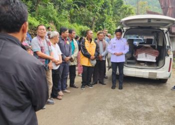 Wakil Bupati Humbahas Hadiri Acara Pemakaman Warga Kecamatan Baktiraja