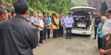 Wakil Bupati Humbahas Hadiri Acara Pemakaman Warga Kecamatan Baktiraja