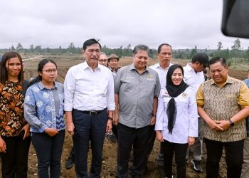 Luhut Binsar Pandjaitan dan Airlangga Hartarto Kunker ke Food Estate Humbahas