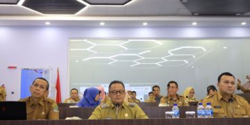 Pj. Wali Kota Bekasi Ikuti Penilaian Interviu Evaluasi SPBE Tahun 2023