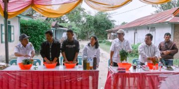 Kelompok Tani di Humbahas Kompak Undang Dinas Pertanian Dalam Pembuatan Biosaka dan PSB