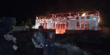 Kantor BKPSDM Dogiyai Papua Tengah Hangus Terbakar, Polisi Selidiki