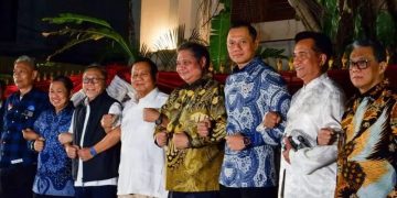 Ketum Parpol KIM Bertemu, Prabowo Ungkap Cawapres Mengerucut 4 Nama