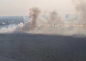 Tim Gabungan Terus Berupaya Kendalikan Kabut Asap di Kota Banjarmasin