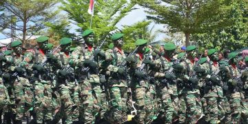 HUT Ke 78 TNI, Pangdam XVIII Kasuari : TNI Tetap Fokus Mengawal Pembangunan