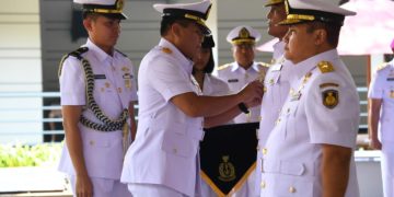 Kasal Pimpin Serah Terima Jabatan Kadiskomlekal di Mabesal