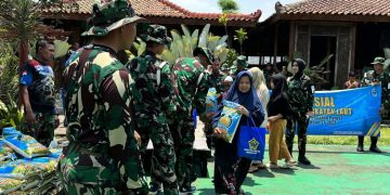 Bentuk Kepedulian Sosial, Puspomal Gelar Bakti Sosial Ditengah Latihan Perang