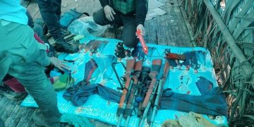 Polisi Temukan Senjata hingga Amunisi di Markas KKB