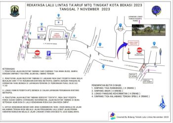Pemkot Bekasi Siapkan Rekayasa Lalin Jelang Pawai Ta’aruf MTQ