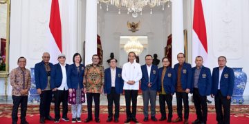 Presiden Jokowi Terima Pengurus PWI Pusat di Istana Merdeka