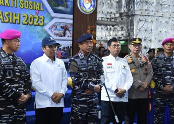 Bentuk National Character Building, TNI AL Berangkatkan Satgas Pelantara XI dan Bakti Sosial “Sail Teluk Cenderawasih 2023”