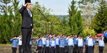Peringati Hari Pahlawan, Bupati Humbahas Sampaikan Pesan Mensos RI