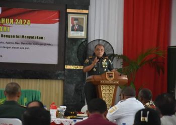 Jelang Pemilu 2024, Pangdam XVIII Kasuari Serukan Manokwari Episentrum Kota Damai