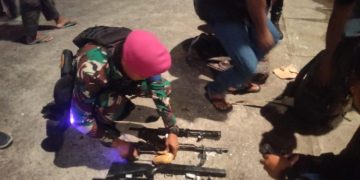 TNI AL Berhasil Gagalkan Penyelundupan Senjata dan Amunisi Ilegal menuju Nabire di Pelabuhan Ambon