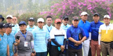 Pj. Wali Kota Bekasi, Gani Muhamad Ikuti Porpemda 2023 Cabor Golf