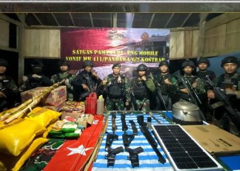 TNI Gagalkan Penyelundupan Senjata Api, Diduga Akan Dikirim ke Nduga Papua