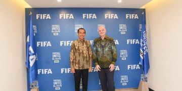 Presiden Jokowi Resmikan Kantor FIFA di Jakarta