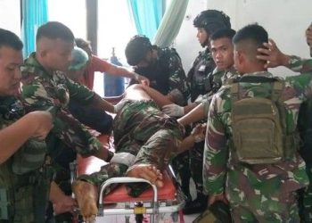 KKB Serang TNI, Satu Prajurit Gugur