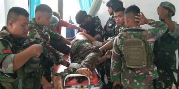 KKB Serang TNI, Satu Prajurit Gugur