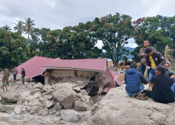 Sebanyak 35 Rumah Rusak Berat Akibat Longsor di Humbahas