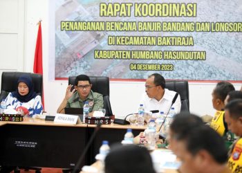 Tinjau Lokasi Banjir Bandang Humbahas, Kepala BNPB Apresiasi Jerih Payah Tim Gabungan