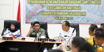 Tinjau Lokasi Banjir Bandang Humbahas, Kepala BNPB Apresiasi Jerih Payah Tim Gabungan